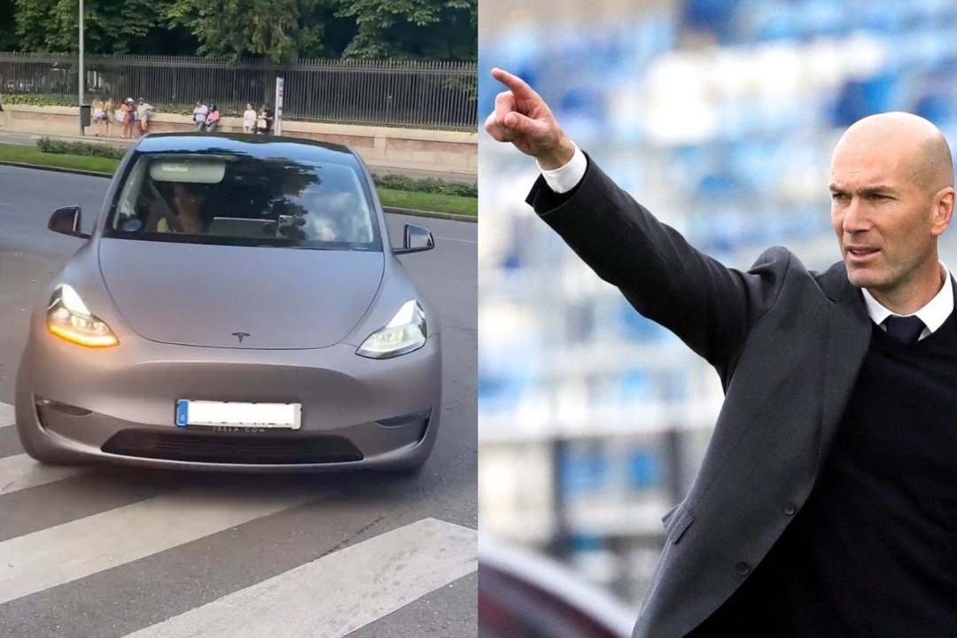 Le nouveau bolide electrique de Zinedine Zidane