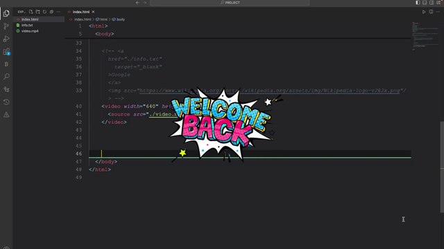 Lecture No:- 5 Mastering HTML: Complete Guide to the HTML Video Tag #html #coding #learnreact