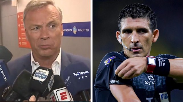 Andrés Fassi es captado insultando al cuerpo arbitral previo a los golpes con Andrés Merlos