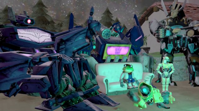 DigitalShow - SFM Star Fox/Transformers: Star Fox Robots in Disguise (French) - Scène de la soirée TV