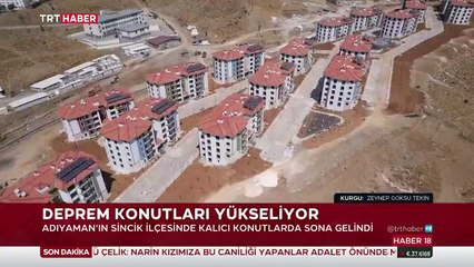 Adıyaman Sincik'te kalıcı konutlarda sona gelindi