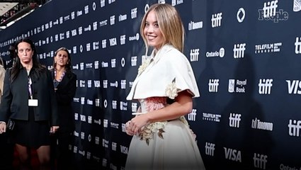 Sydney Sweeney Blooms in Floral Dress with Cape at Eden Premiere in Toronto