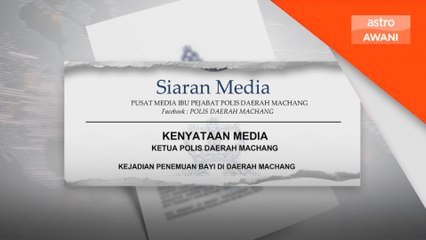 Bayi lelaki baru lahir ditemukan di belakang rumah