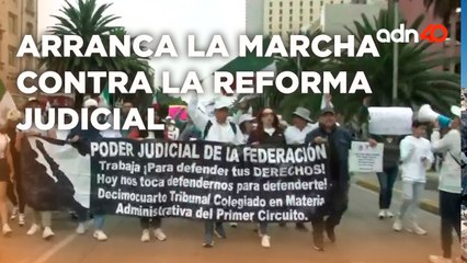 Arranca la marcha contra la Reforma al Poder Judicial