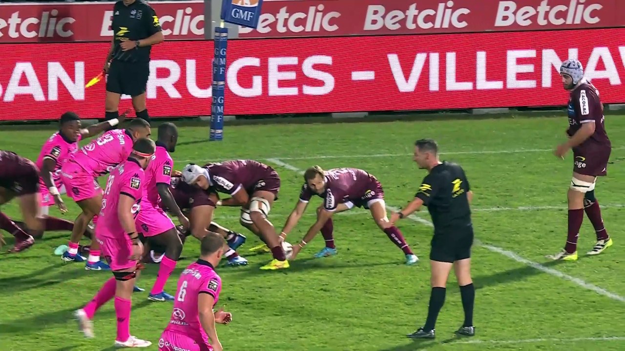 TOP 14 - Essai de Nicolas DEPOORTERE 2 (UBB) - Union Bordeaux-Bègles - Stade Français Paris