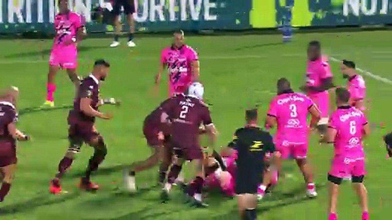 TOP 14 - Essai de Maxime LUCU (UBB) - Union Bordeaux-Bègles - Stade Français Paris