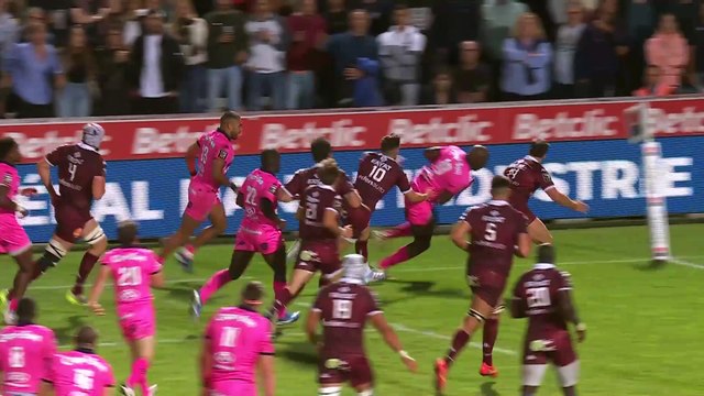 TOP 14 - Essai de Sekou MACALOU 2 (SFP) - Union Bordeaux-Bègles - Stade Français Paris