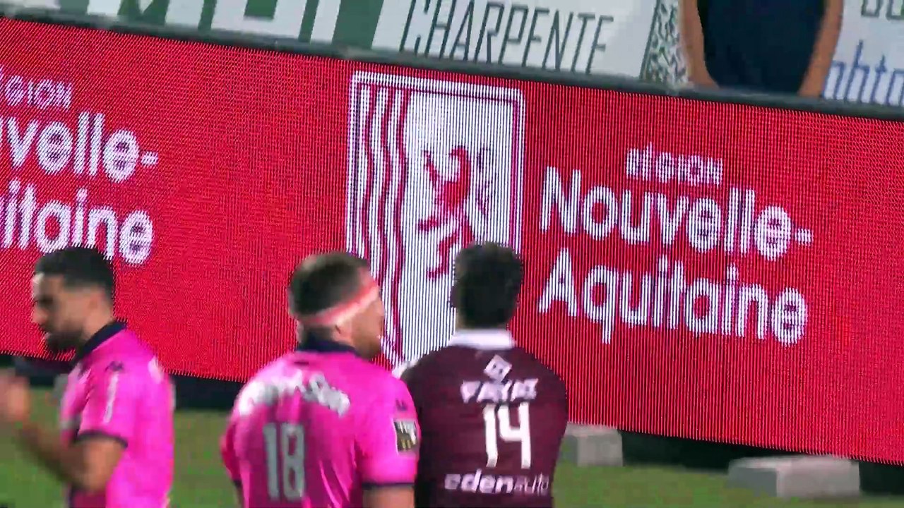 TOP 14 - Essai de Damian PENAUD (UBB) - Union Bordeaux-Bègles - Stade Français Paris