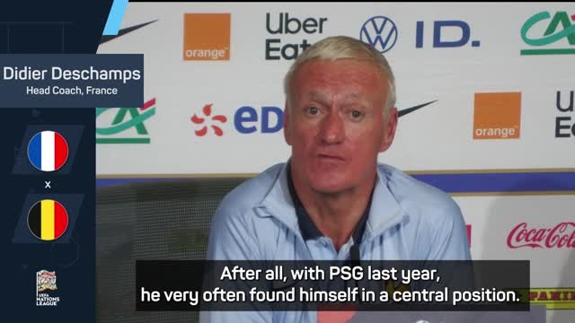 Mbappe expected to continue at striker - Deschamps