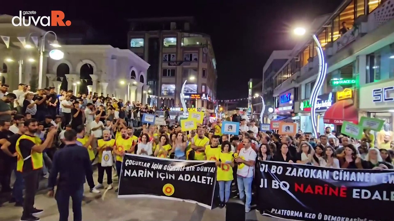 Diyarbakır'da ve Van'da binler yürüdü: Narin için adalet