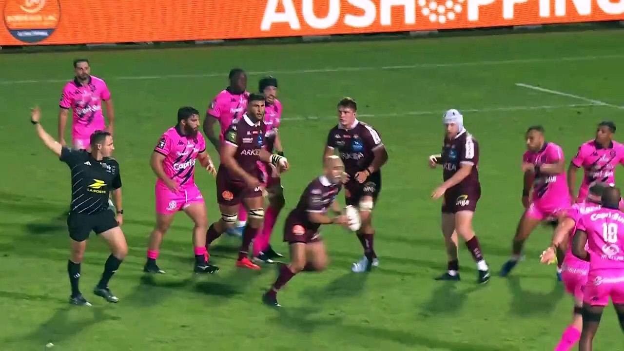 TOP 14 - Essai de Nicolas DEPOORTERE (UBB) - Union Bordeaux-Bègles - Stade Français Paris
