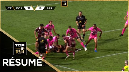 TOP 14 Saison 2024-2025 J01 - Résumé Union Bordeaux-Bègles - Stade Français Paris