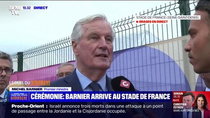 "Ils méritent d'être remerciés, d'être encouragés": présent au Stade de France pour la cérémonie de clôture des Jeux paralympiques, Michel Barnier rend hommage aux bénévoles et aux forces de sécurité