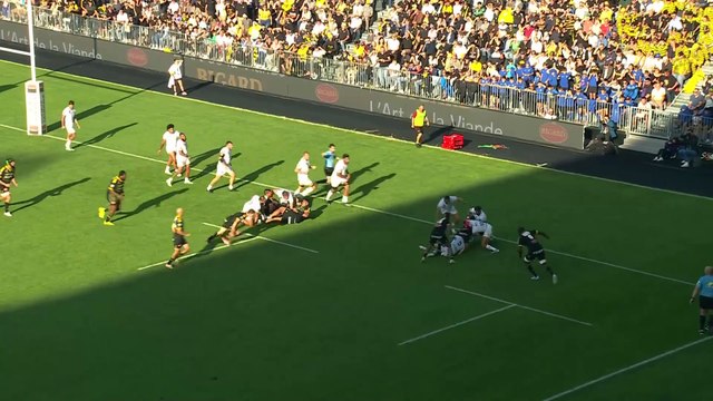 TOP 14 - Essai de Georges Henri COLOMBE (SR) - Stade Rochelais - RC Toulon