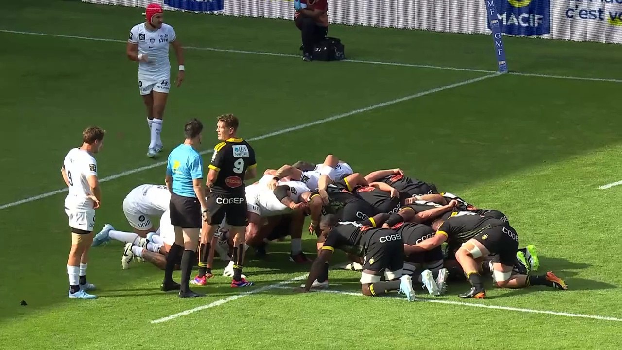 TOP 14 - Essai de Tawera KERR-BARLOW (SR) - Stade Rochelais - RC Toulon