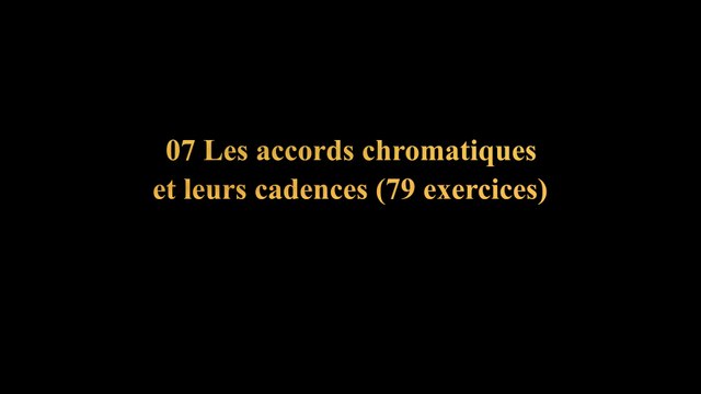 Cours 07 Guitare Harmonie : Les Secrets des Accords Chromatiques en Do Majeur de Jean-Pierre Soriano