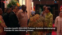 Jokowi Perkenalkan Prabowo Sebagai Presiden Baru di Acara Gala Dinner Indonesia-Africa Forum