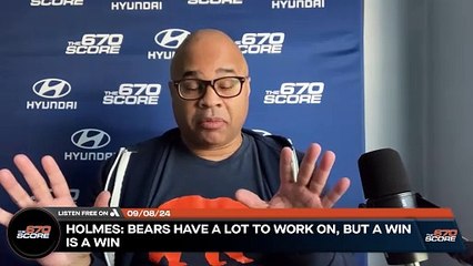 Holmes: Bears have a lot to work on, but a win is a win