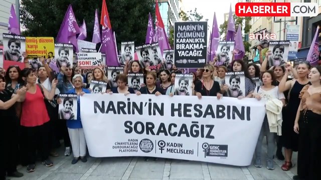 Kadın Cinayetlerini Durduracağız Platformu, Narin Güran İçin Eylem Yaptı