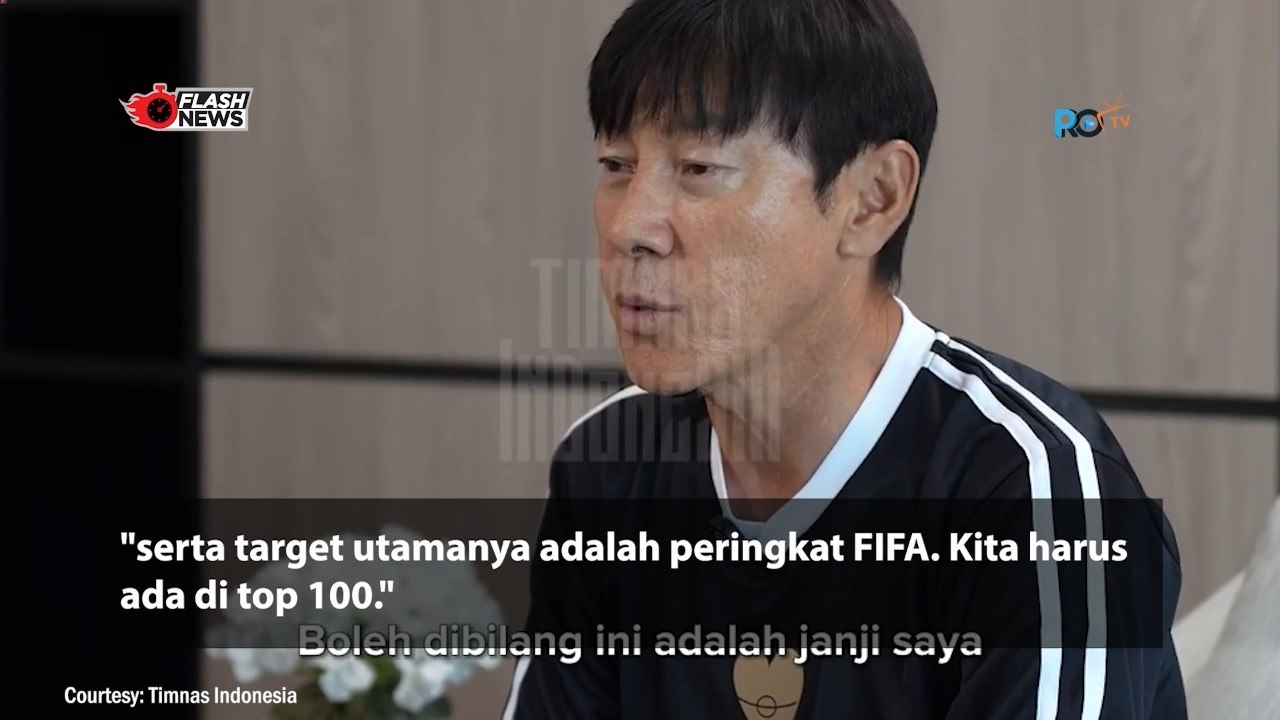 Shin Tae-Yong Fokus Lolos Putaran Ke-4 Piala Dunia dan Naik ke Rangking 100 FIFA