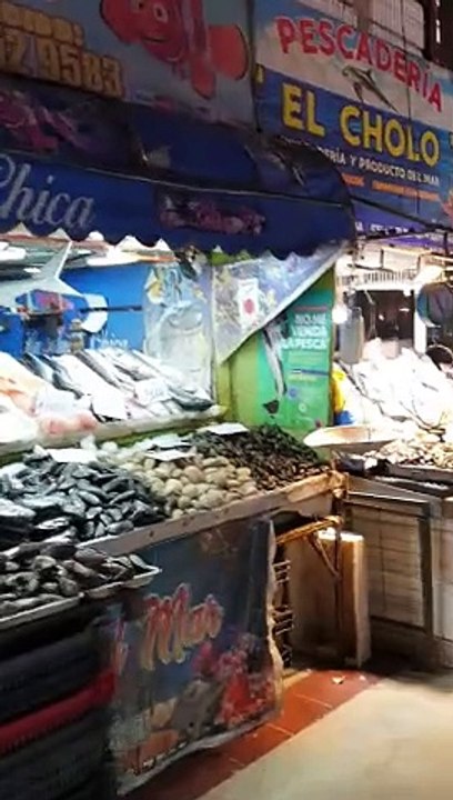 A Seafood Market In Santiago, Chile 
