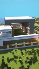 Make Minecraft modern house  #minecrafbuilds #modernbuild #music