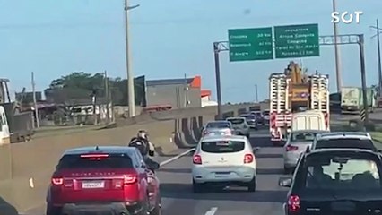 Briga de trânsito termina em morte na BR-101, em Jaguaruna