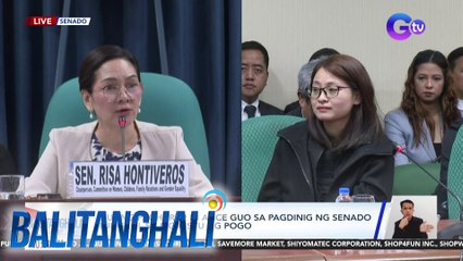 Pagdinig ng Senado kaugnay sa mga isyu sa POGO | Balitanghali