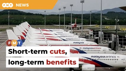 Скачать видео: Short-term cuts will give Malaysia Airlines long-term benefits, say analysts