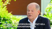 Olaf Scholz: „Oroszország részvétele is szükséges a következő békekonferencián”