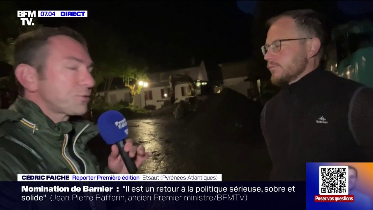 Les rues du village d'Etsaut (Pyrénées-Atlantiques) ont été ensevelies pendant les intempéries