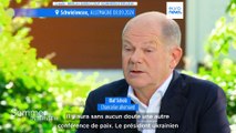 Selon Olaf Scholz, la future conférence de paix sur l'Ukraine doit inclure la Russie