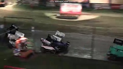 Restrictor Micro A-Main Kilmer Tips Over