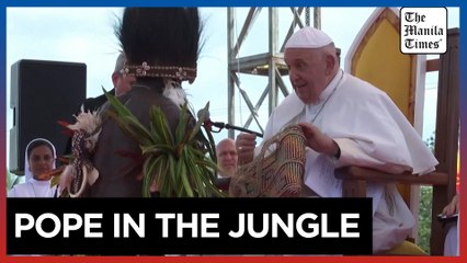 Pope Francis delivers medical supplies in remote Papuan jungle town