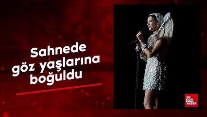 Şarkıcı Melike Şahin'den Narin tepkisi! Sahnede gözyaşlarına boğuldu