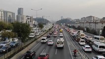 İlk ders zili çalmadan trafik yoğunluğu başladı