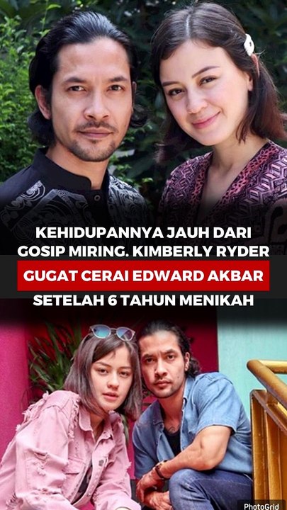 Kehidupanya jauh dari gosip miring, Kimberly Rider gugat cerai Edward Akbar setelah 6 tahun menikah