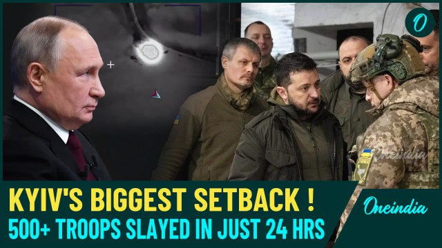WATCH| Putin's Kursk Carnage: 500+ Ukrainian Soldiers Wiped Out By Russian Airstrikes | Details