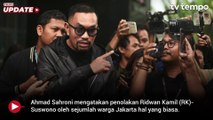 Ahmad Sahroni ke Ridwan Kamil: Ditolak di Jakarta itu Biasa