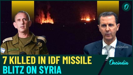 Descargar video: Syria On Fire: IDF Rains Missiles on Syria killing 7 Iran-linked Targets l Watch