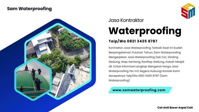 Jasa Waterproofing Atap Genteng Terbaik di Kota Tegal Jawa Tengah