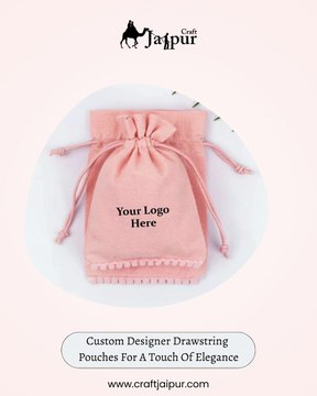 Chic Custom Cotton Designer Pouches: Elevate Your Style