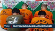 Polresta Bandar Lampung Bekuk 5 Bandar Narkoba!