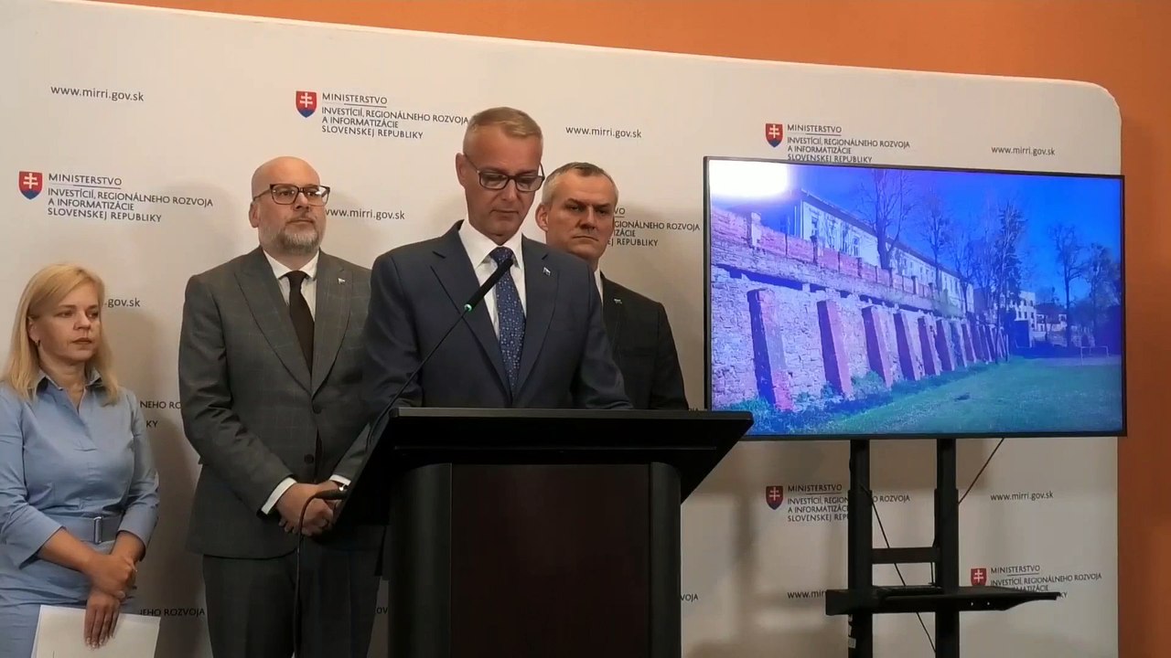 ZÁZNAM: MIRRI: V regiónoch sami rozhodnú o využití vyše štvrť miliardy eur z eurofondov