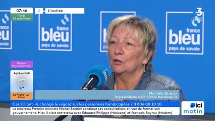 Michèle Brauer, représentante d'APF France Handicap 73