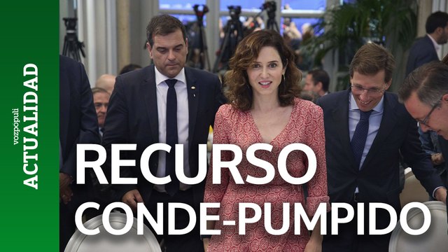 Ayuso confirma que ha interpuesto un recurso contra Conde-Pumpido