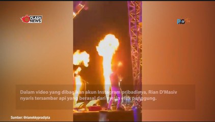 RIAN D'MASIV TERSAMBAR API SAAT MANGGUNG