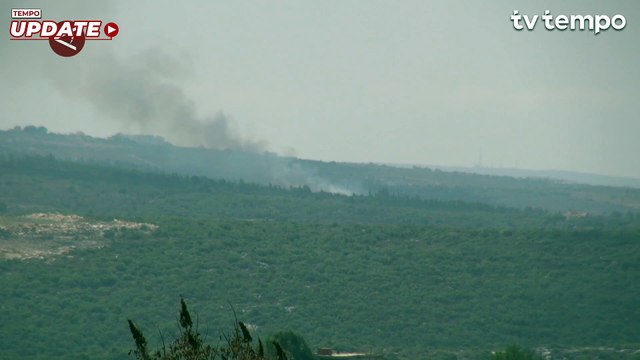 Momen saat Hizbullah Lebanon dan Israel Adu Tembak di Perbatasan
