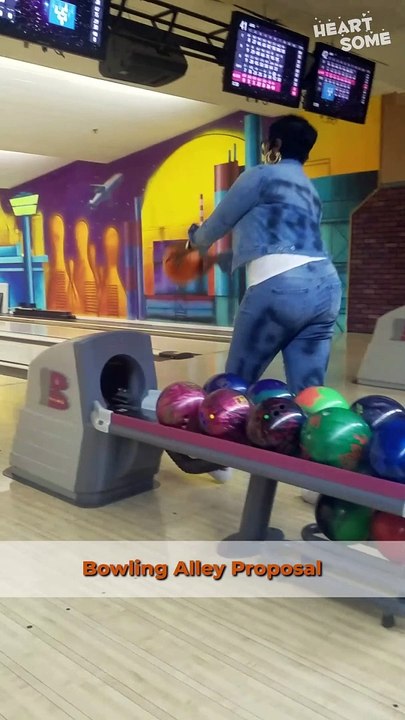 Heartsome Wedding Proposal | A Bowling Alley Surprise
