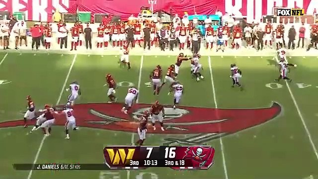 Washington Commanders vs. Tampa Bay buccaneers game highlights. NFL 2024